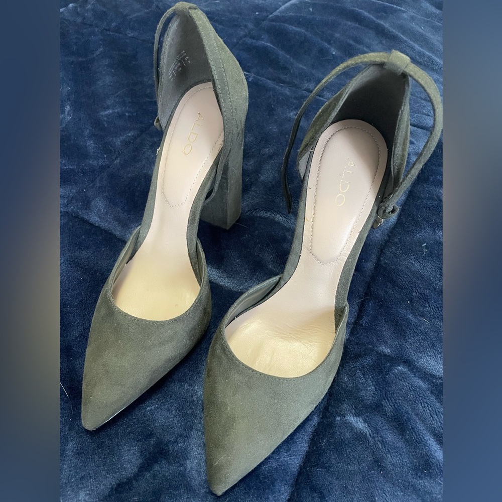 ALDO closed toe block heel